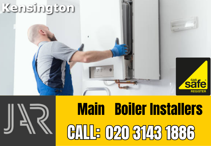 Main boiler installation Kensington